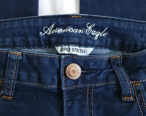 American Eagle Super Stretch Jegging - Womens Size 10 Dark Wash Denim Jeans - Picture 1 of 11