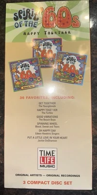 SPIRIT OF THE 60S - HAPPY TOGETHER - 3-CD BOX SET - TIME LIFE - BRAND NEW! - Image 1 of 4