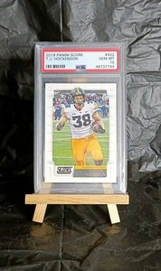 T.J. Hockenson 2019 Panini SCORE RC PSA Gem Mint 10 - Picture 1 of 2