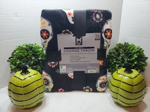 Member's Mark Halloween Lounge Überwurf ~ Sugar Skulls 💀 60 x 70 Zoll ~ Neu - Bild 1 von 7