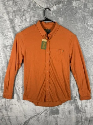 Camisa Marsh Wear Lobeco abotonada para hombre grande naranja nueva con etiquetas $89 Foto 1 de 3