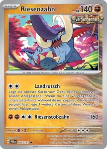 Pokemon TCG Karte Riesenzahn 055/131 Prismatische Entwicklungen - Picture 1 of 1