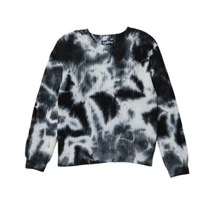 Freshman 1996 Girls Pullover Long Sleeve Tie Dye Sweater in Jet Black Small(7) - Picture 1 of 2