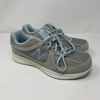 Zapatos para caminar New Balance 877 para mujer talla 12 gris azul ABZORB EE. UU. amplios cómodos Foto 1 de 4