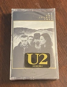U2 The Joshua Tree Original Cassette Sealed New Island Records 1987 Sticker - Picture 1 of 4