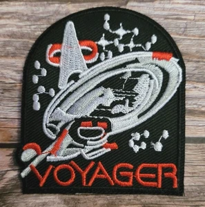 Scifi Voyager Star Trek Science Fiction 80's 90'S Style Embroidered Patch - Picture 1 of 2