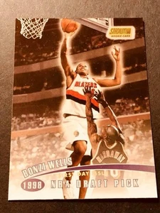 1998-99 St. Club First Day Issue MISSING SERIAL # RC Bonzi Wells Blazers #111 - Picture 1 of 1