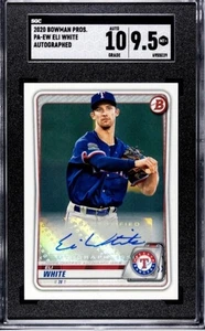 2020 Bowman Pros. ELI WHITEookie Auto Card PA-EW MLB Atlanta Braves - SGC 9.5 - Bild 1 von 2