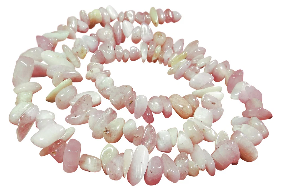 😏 Kunzit Splitter-Nuggets 5–10 mm Edelstein-Perlen Strang für Kette 😉 - Bild 1 von 1