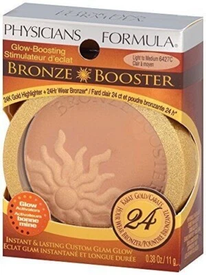 Physicians Formula Bronze Booster 24K Gold highlighter 2 in 1 Medium to Dark - Image 1 of 4
