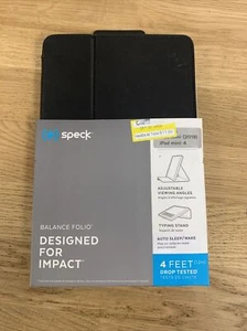 Speck iPad Mini (2019)/iPad Mini 4 Balance Folio Case - Black - Picture 1 of 2