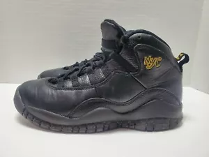 Nike Air Jordan Retro X NYC Black Metallic Gold Größe 4,5y 310806-012 - Bild 1 von 9
