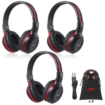 SIMOLIO 3pack infrared Headphones for Toyota Sienna Car DVD Headphones 2004-2021 Foto 1 de 4
