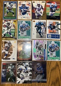 Lote de 15 cartas Ricky Watters Fleer Topps Heritage cubierta superior Topps borde etiqueta dorada - Imagen 1 de 5