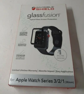 Zagg InvisibleShield Glass Fusion 38mm Apple Watch Series 1 2 3 Screen Protector - Picture 1 of 3