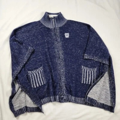 Butler Bulldogs × Emerson Street Zip Up Knit Poncho. Size XL. NWT - Image 1 of 4