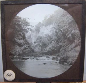 Diapositiva Linterna Mágica - Paisaje de Historia Social - Imagen 1 de 1