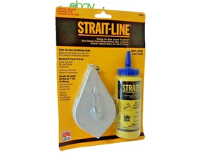 American Tool Strait-Line 100' Line Marking Kit w/Metal Chalk Line Reel & Chalk - Picture 1 of 2