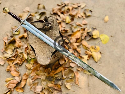 Handmade Chronicles Of Narnia Prince Sword Replica With Wallmount +Leather cover - Image 1 of 4