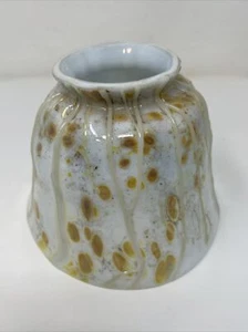 Salpicaduras de vidrio soplado a mano pantalla de iluminación 3 1/4” montador ¡BONITO!! - Imagen 1 de 17