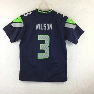 Seattle Seahawks NFL / Nike On Field #3 Wilson Team Jersey / Youth Size M 10-12 - Picture 1 of 10