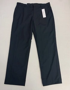 Calvin Klein Dress Pants Mens 38x30 Black Slim Fit Ripstop MSRP $79.50 - Picture 1 of 11
