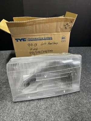 Conjunto de faros TYC 20-5362-00-1 LH para algunas aplicaciones 99-01 Ford F250 - F450. Foto 1 de 4