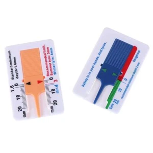 10pcs Convenient Car Tyre Tire Tread Depth Gauge Professional - Picture 1 of 16