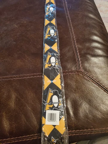 Pittsburgh Penguins-NHL- Mens Patches Ugly Printed Polyester Tie - New Cover