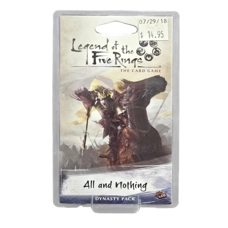 Legend of the Five Rings: All and Nothing Throne Dynasty Pack Expansion Cards - Image 1 of 1