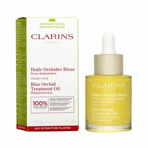 Aceite de tratamiento facial Clarins Blue Orchid 30 ml suero deshidratado antienvejecimiento - Imagen 1 de 3