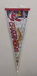 1998 CLEVELAND INDIANS CENTRAL DIV CHAMPIONS PENNANT 12 X30" FREE SHIPP #PE72 - Picture 1 of 4