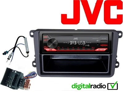 JVC  DAB+ USB Aux In Radio passend  für VW Golf 6 VI Bj 2008-2014 - Bild 1 von 4