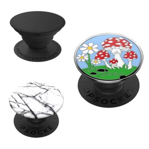 PopSockets PopGrip avec dessus interchangeable pour téléphones et tablettes - Noir (800470) - Photo 1 sur 4