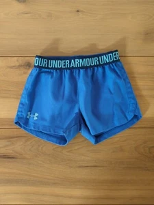Girls' Youth Under Armour Elastic Band Shorts, Size XS 5 Loose  - Picture 1 of 4