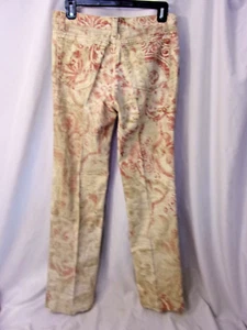 Women's Roberto Cavalli Jeans 30 Waist Ins 29 Floral Cotton VGC - Picture 1 of 3