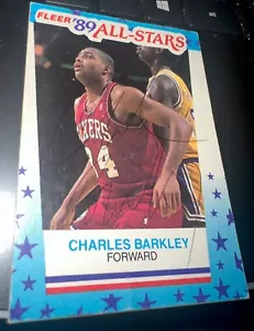 1989-90 Fleer Charles Barkley Sticker AUTO FULL SIGNATURE AUTOGRAPH! HOF! - Picture 1 of 9