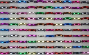 Lot de 35 bagues de mode acryliques couleur mixte assorties pour enfants - Photo 1/10