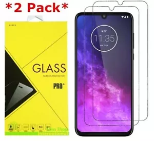 2-Pack Premium Tempered Glass Screen Protector for Motorola One Zoom / One Pro - Picture 1 of 6