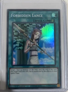 Yugioh! Forbidden Lance 1st Ed. RA02-EN058 Super Rare - Picture 1 of 1