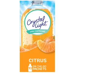 Crystal Light Sugar-Free Energy Citrus On-The-Go Powdered Drink Mix 10 Count - Picture 1 of 8