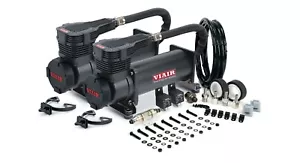 VIAIR Dual 485C Truck Mount Black Air Compressors Kit for Train Horns - 12V - Foto 1 di 3