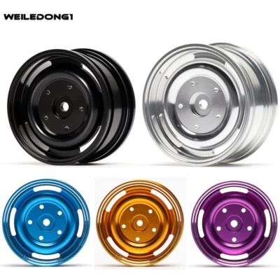 4P 1.9" Aluminum 3mm Offset 52 mm Wheels Rims for RC 1/10 Traxxas Tamiya HPI HSP - Image 1 of 4