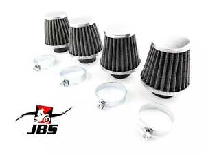 JBS PERFORMANCE 46mm CHROME POD AIR FILTER UNIVERSAL CLEANER SET OF 4 - Foto 1 di 3