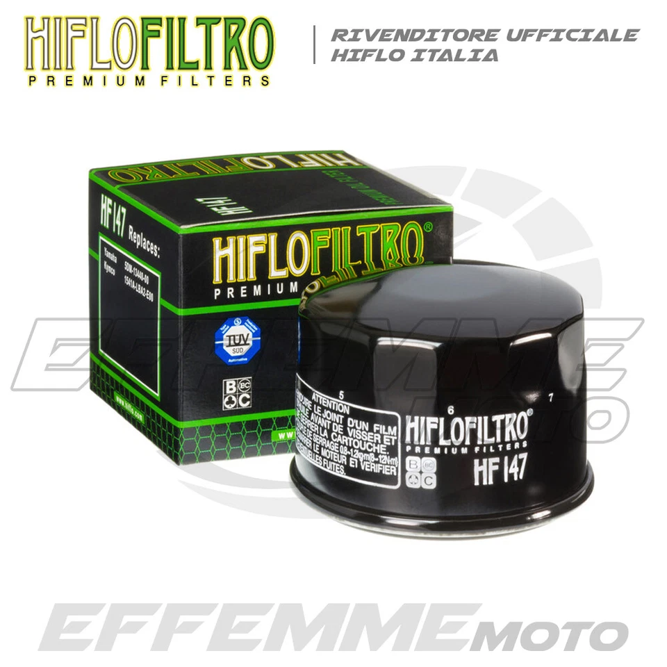 Filtro olio YAMAHA YFM 660 Raptor Black Limited Edition 2003-2004 (HIFLO HF147) - Immagine 1 di 1