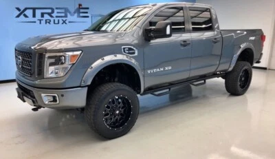 Paintable Fender Flares For 16-22 Nissan Titan XD Pocket Rivet Bolt Set - Image 1 of 4