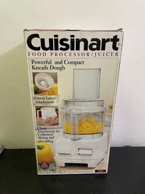 Cuisinart Little Pro Plus Food Processor and Juicer Model LPP New in Box FreeS&H - Image 1 of 4