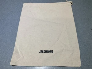 Jacquemus hellbraun Canvas großer Staubbeutel 14,5 x 11,5 Kordelzug kostenloser Versand - Bild 1 von 3