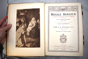 Vintage Roman Missal, Missale Romanum by Benziger Bros. (CU590) chalice co - Picture 1 of 24