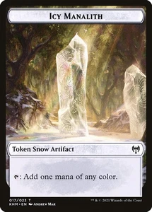 4x Icy Manalith Token - NM - Kaldheim - SPARROW MAGIC mtg - Picture 1 of 1